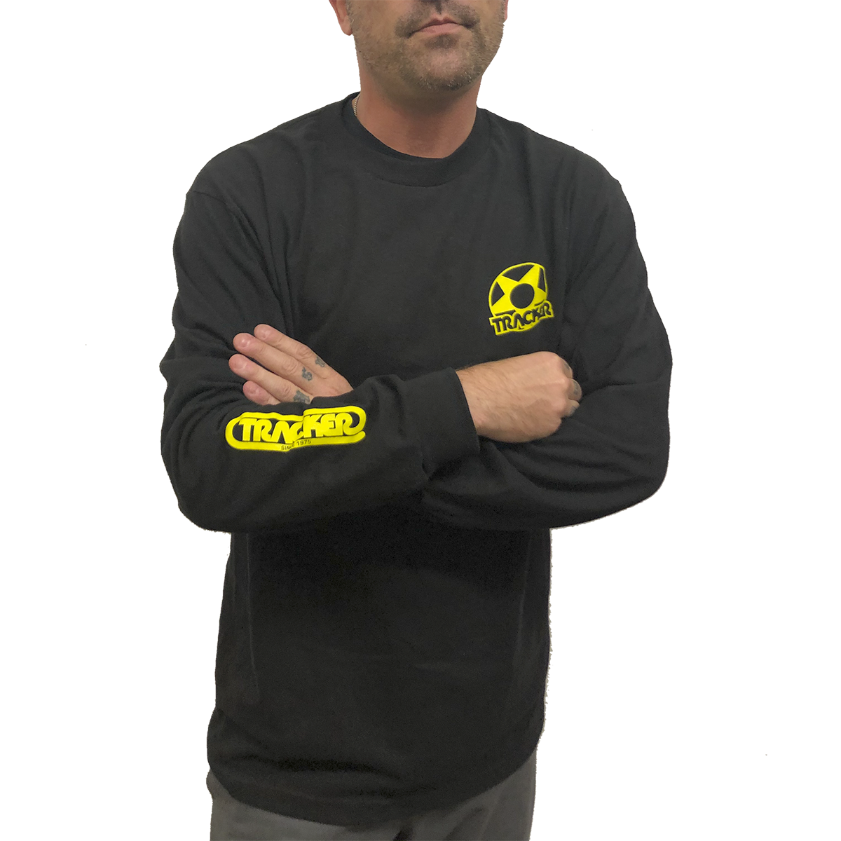 Tracker Star Long Sleeve Shirt-Blk/Yel
