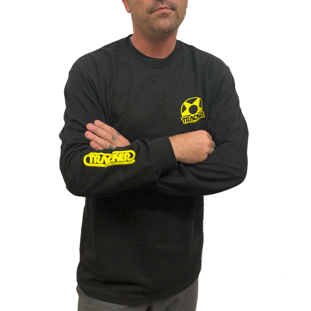 Tracker Star Long Sleeve Shirt-Blk/Yel