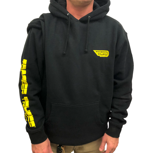 Tracker Trucks-Wings Men's Hoodie- Blk/Yel