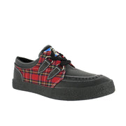 Draven Tartan Red Plaid Creepers Men's Shoes