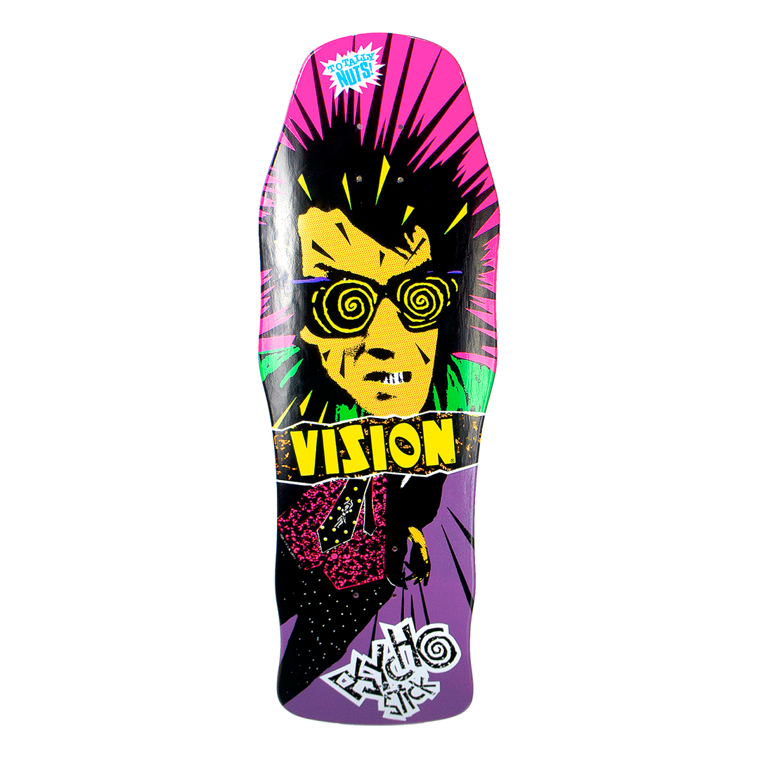 Vision スケートボード サイコスティック 凹型 スケートボードデッキ 10.0