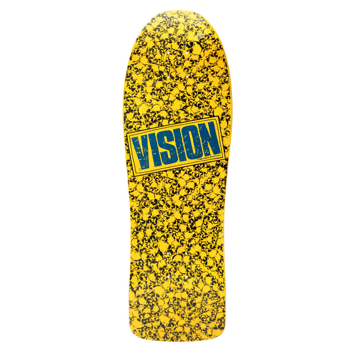 Vision Punk Skull Deck - Yellow/Blue