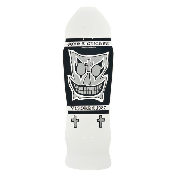 Vision Grigley I Deck - 9.5"x30" - White Grey