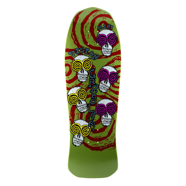 Vision Tom Groholski Skeleton Mini Deck - 9.75"x30" - Green