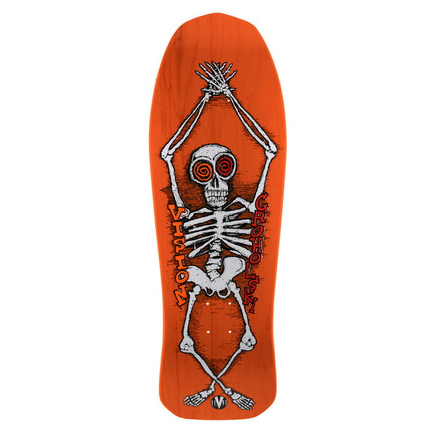 Vision Tom Groholski Skeleton Modern Concave Deck - 10.25"x30" - Orange