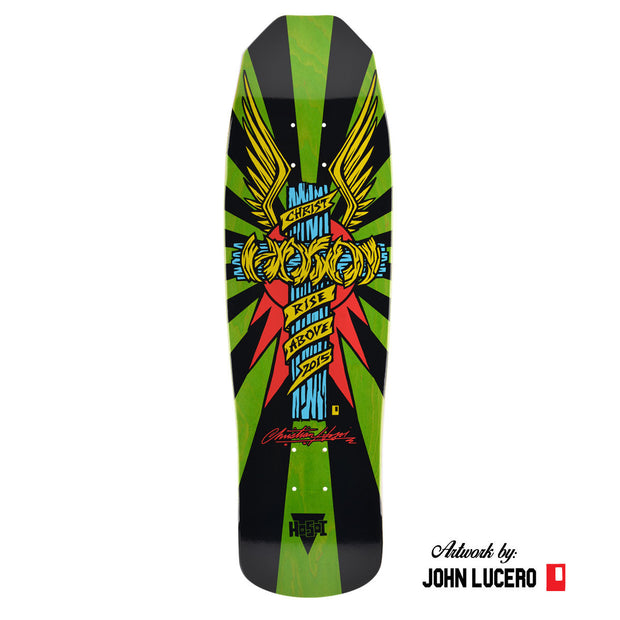Hosoi Skateboards Hosoi Wings Deck– 9"x32.25"- Lime