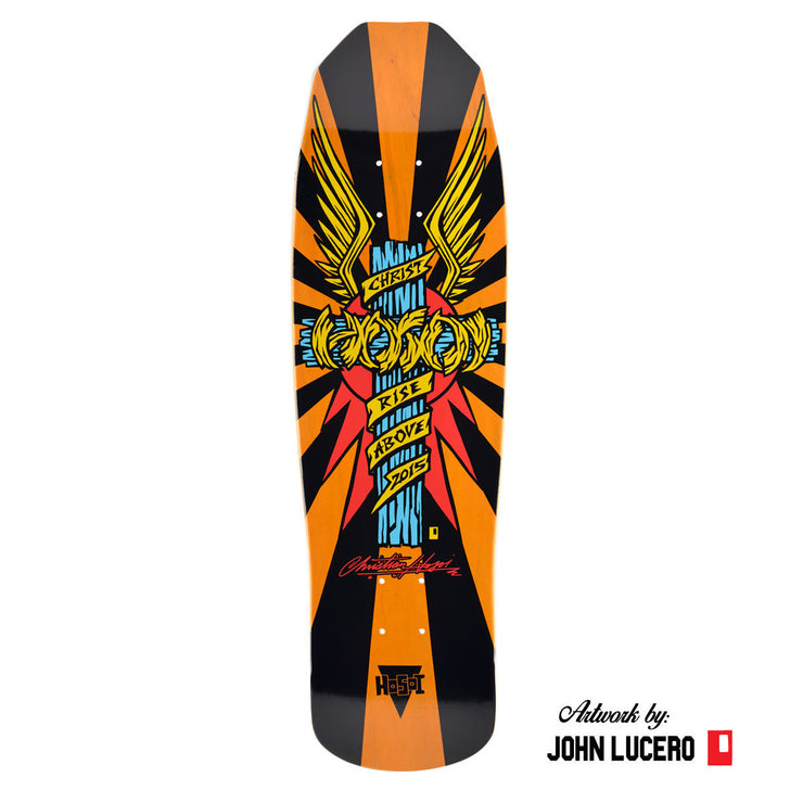 Hosoi Skateboards Hosoi Wings Deck– 9"x32.25"- Orange