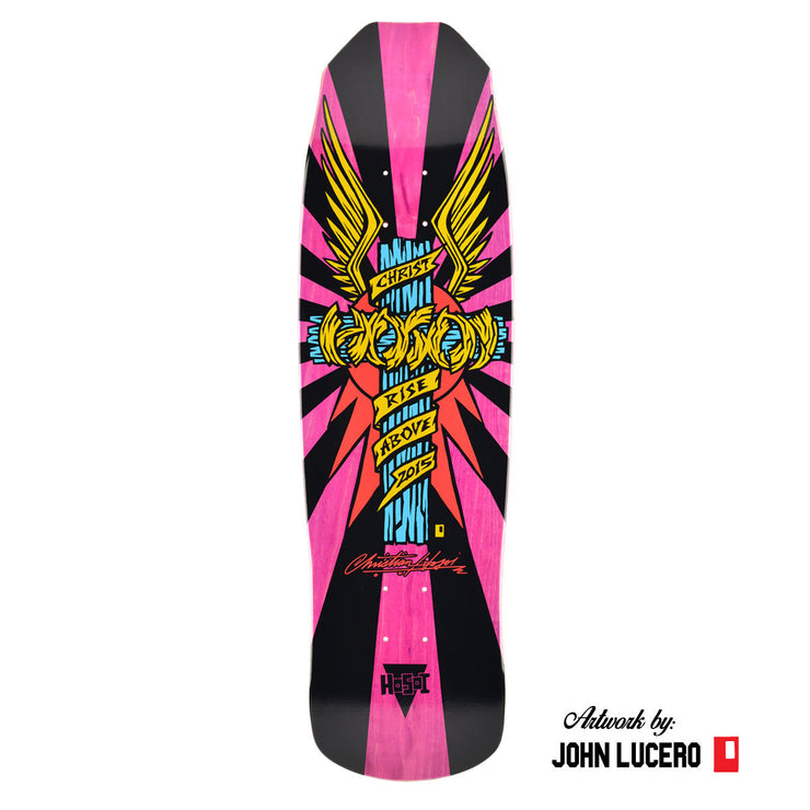 Hosoi Skateboards Hosoi Wings Deck– 9"x32.25"- Pink