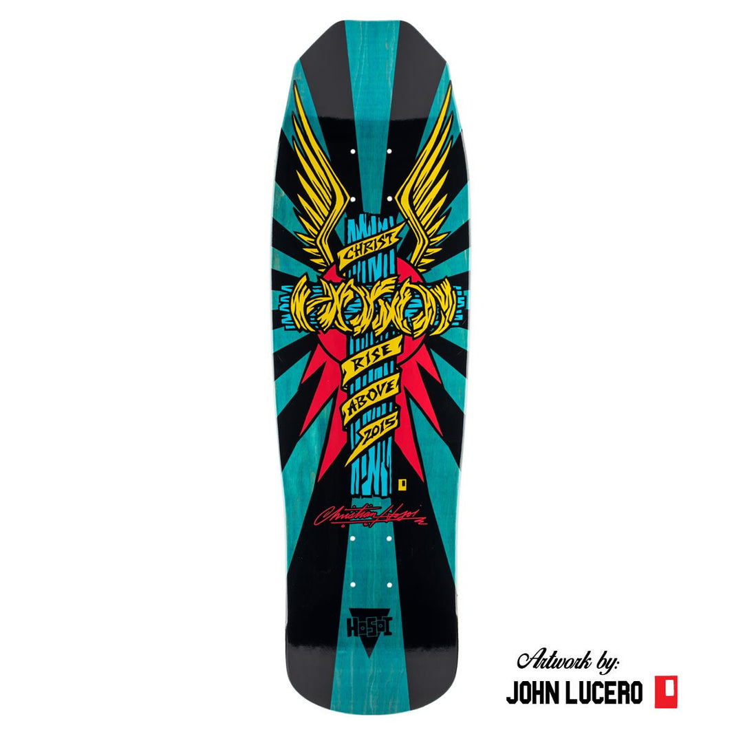 Hosoi Wings Deck 9x33.25 クリスチャン ホソイ Wings-Teal-Bottom-JL_1080x.
