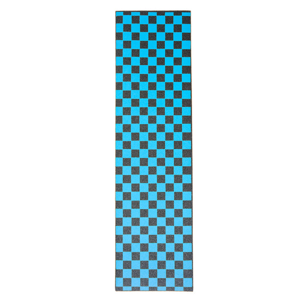Blue Checkered Griptape Sheet 9x33
