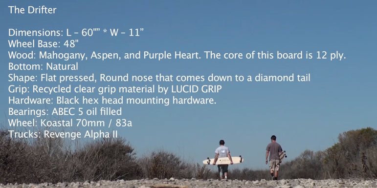 Koastal Drifter-1 Mahogany/Aspen/Purple Heart 60