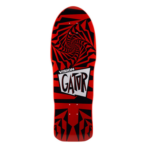 Vision Gator II Deck - 10.25"x29.75"- Red/Black