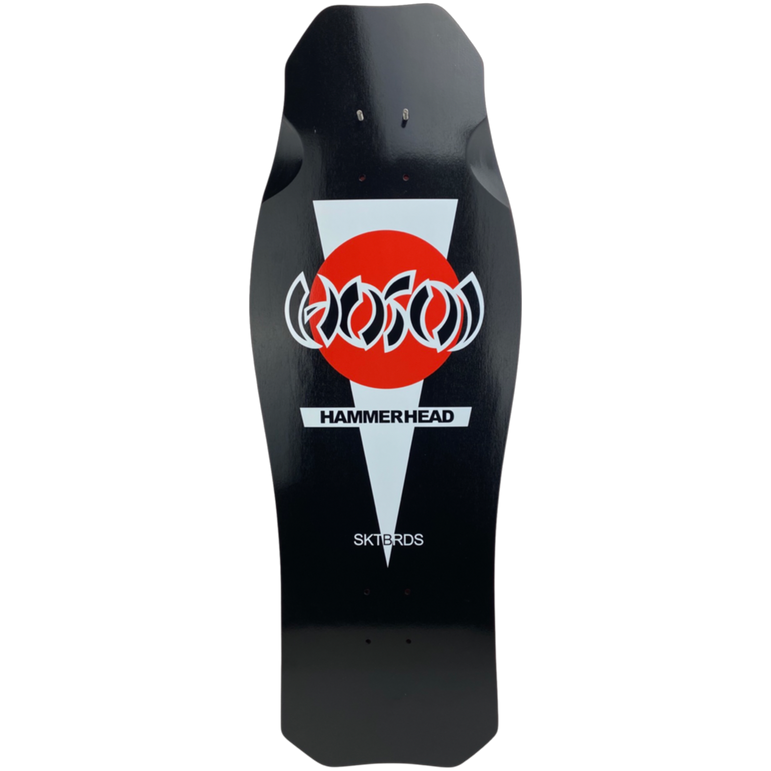 Hosoi OG Hammerhead Double Take Black/Red Dip Deck– 10.5