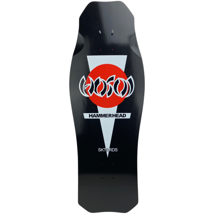 Hosoi OG Hammerhead Double Take Black/Red Dip Deck– 10.5"x31"