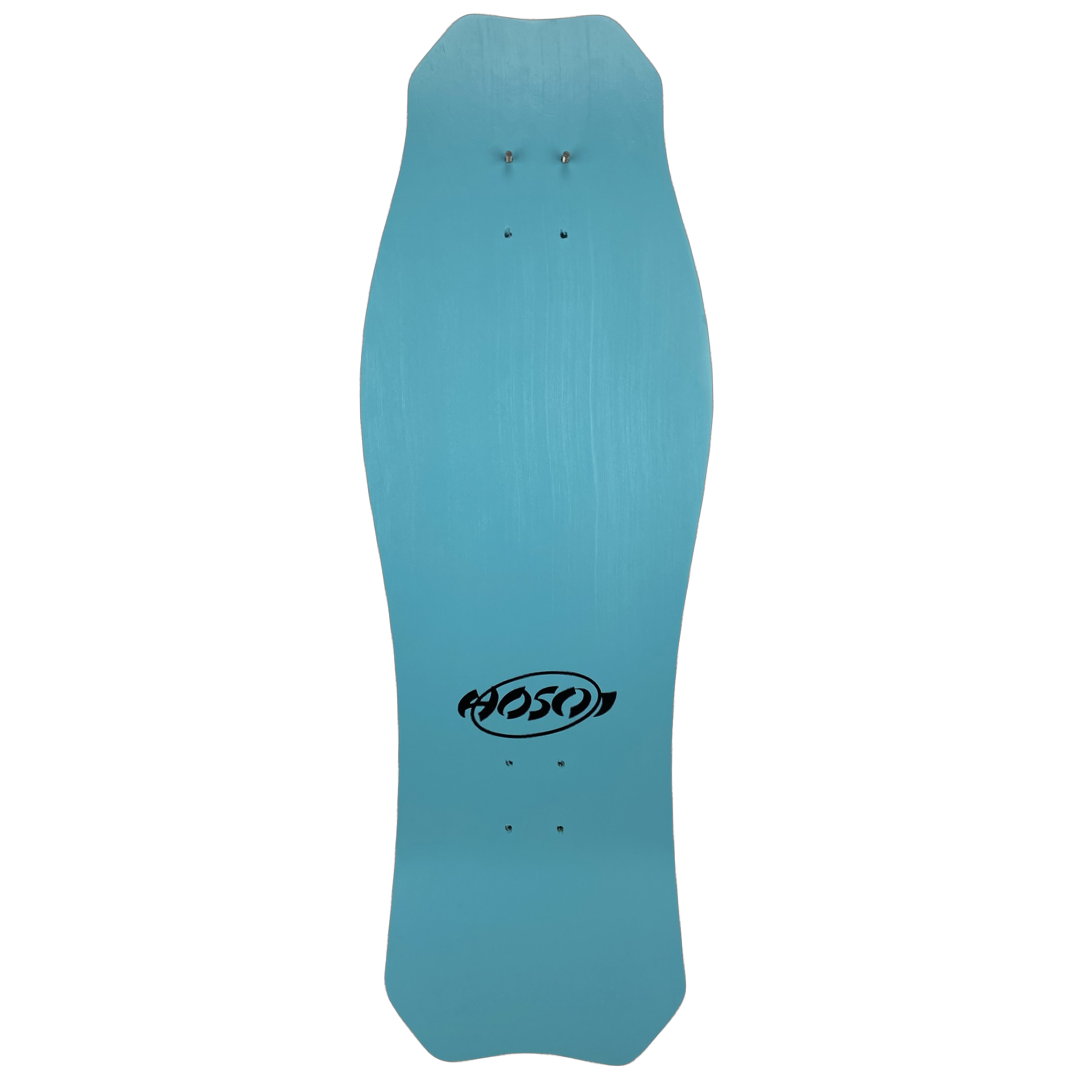 Hosoi Skateboards O.G. Hammerhead Turquoise Deck Signed – 10.5