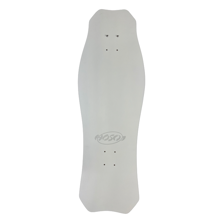 Limited Winter Hosoi Skateboards O.G. Hammerhead Hand Screened Deck– WHITE OUT