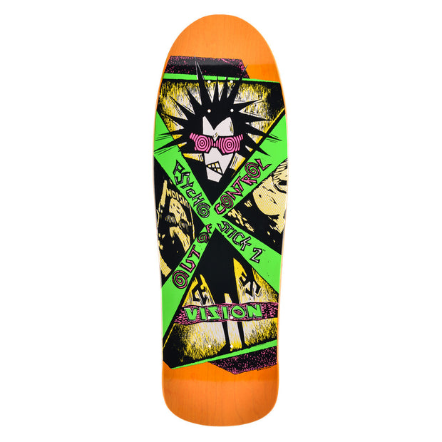 Vision Psycho Stick 2 Deck - 10"x31.75"- Orange