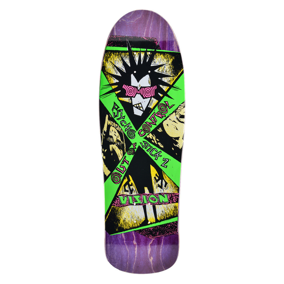 VISION PSYCHO STICK スケートボードデッキ 10.0