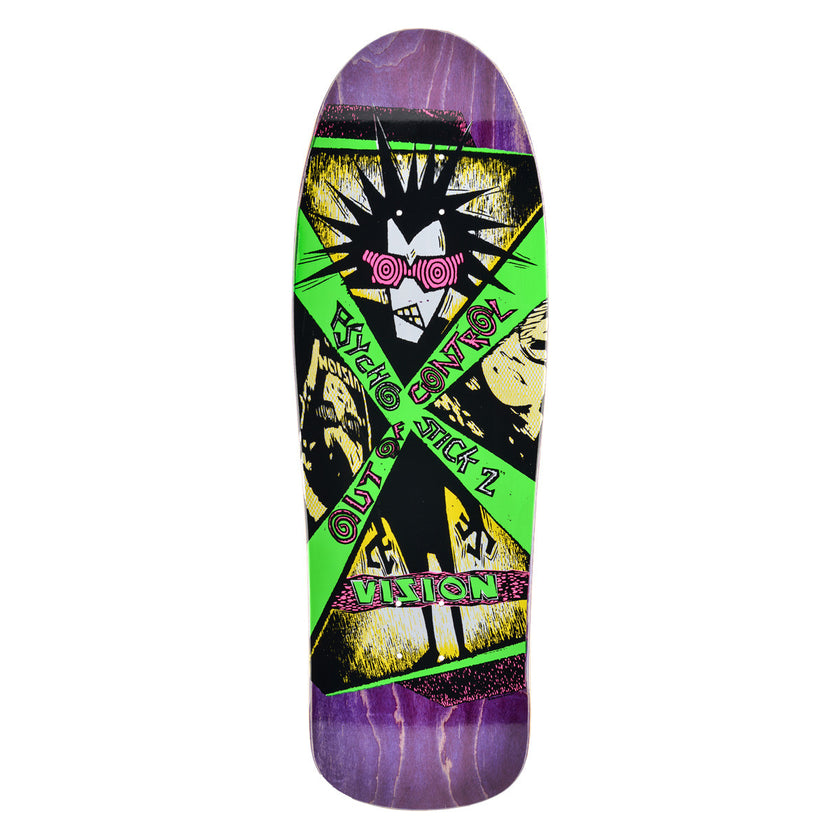 Vision Psycho Stick 2 Deck - 10"x31.75"- Purple