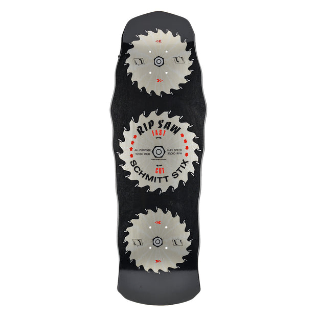 Schmitt Stix Ripsaw Modern Concave Deck- 10"x30"- Black