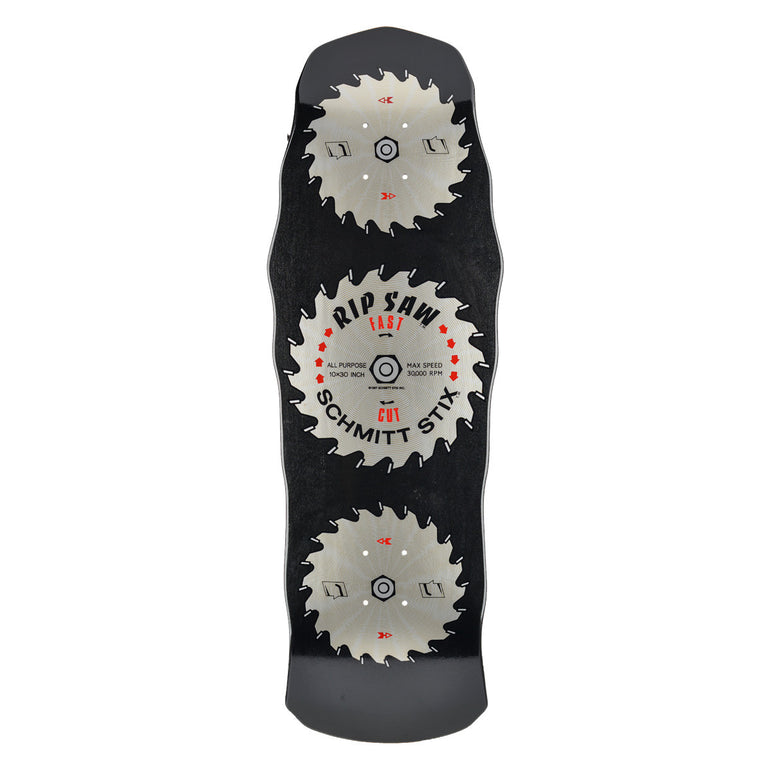 Schmitt Stix Ripsaw Modern Concave Deck- 10"x30"- Black