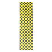 Yellow Checkered Griptape Sheet 9x33
